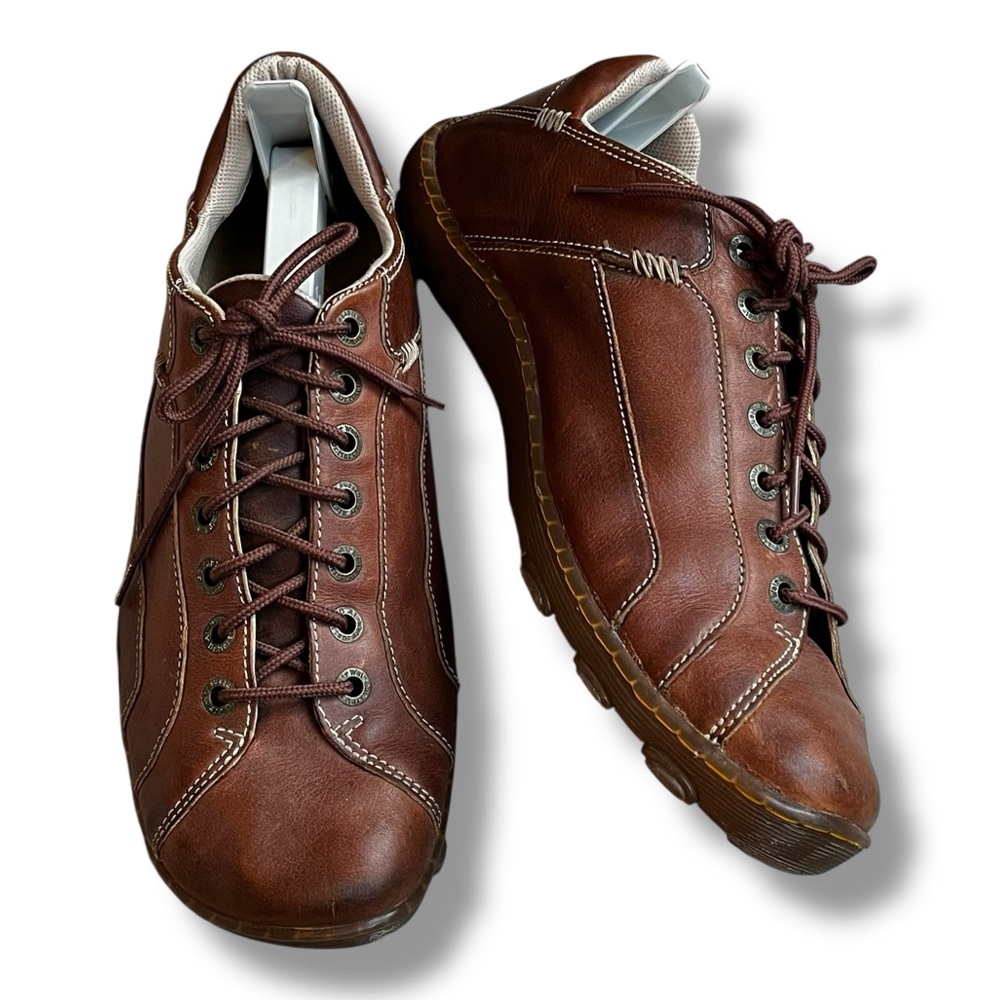 Dr Martens Leather Sneakers 11469 AirCushion Shoes Mens 13 Brown Lace Up Vintage